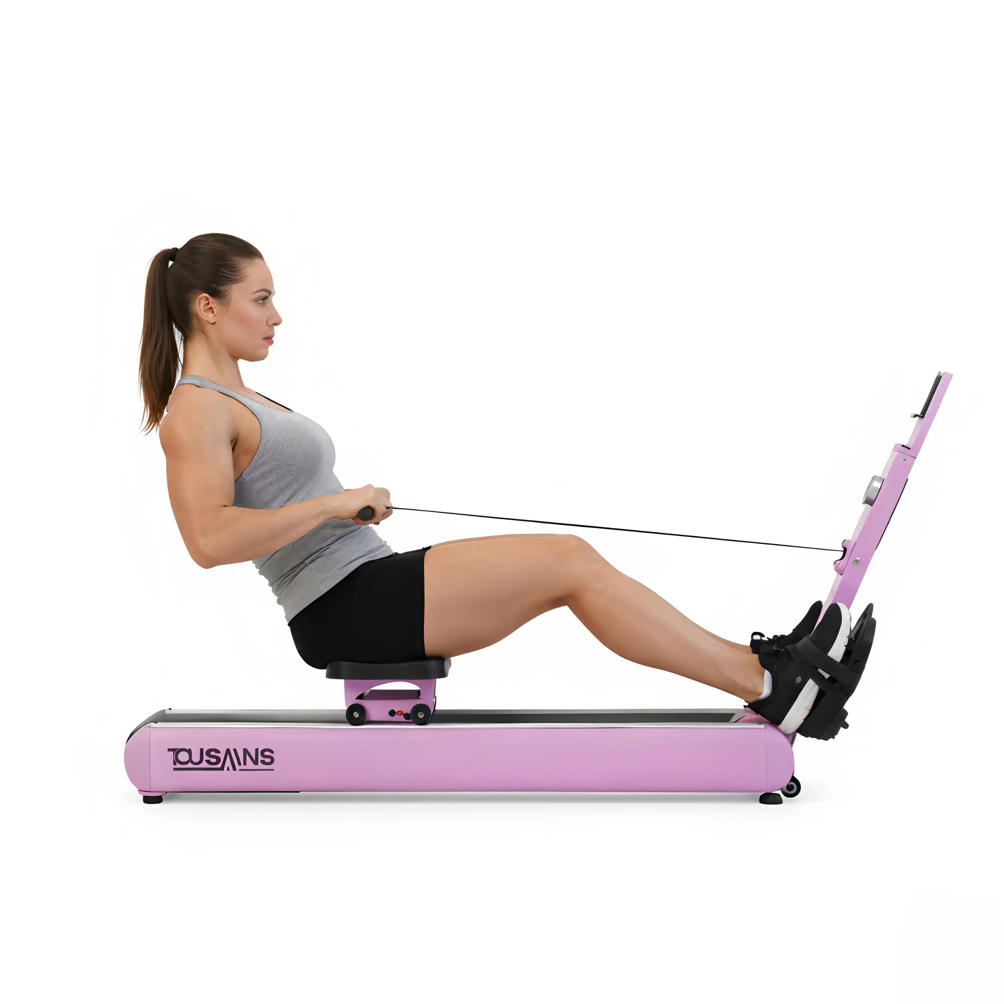Tousains magnetic rowing machine for full-body workouts at home
