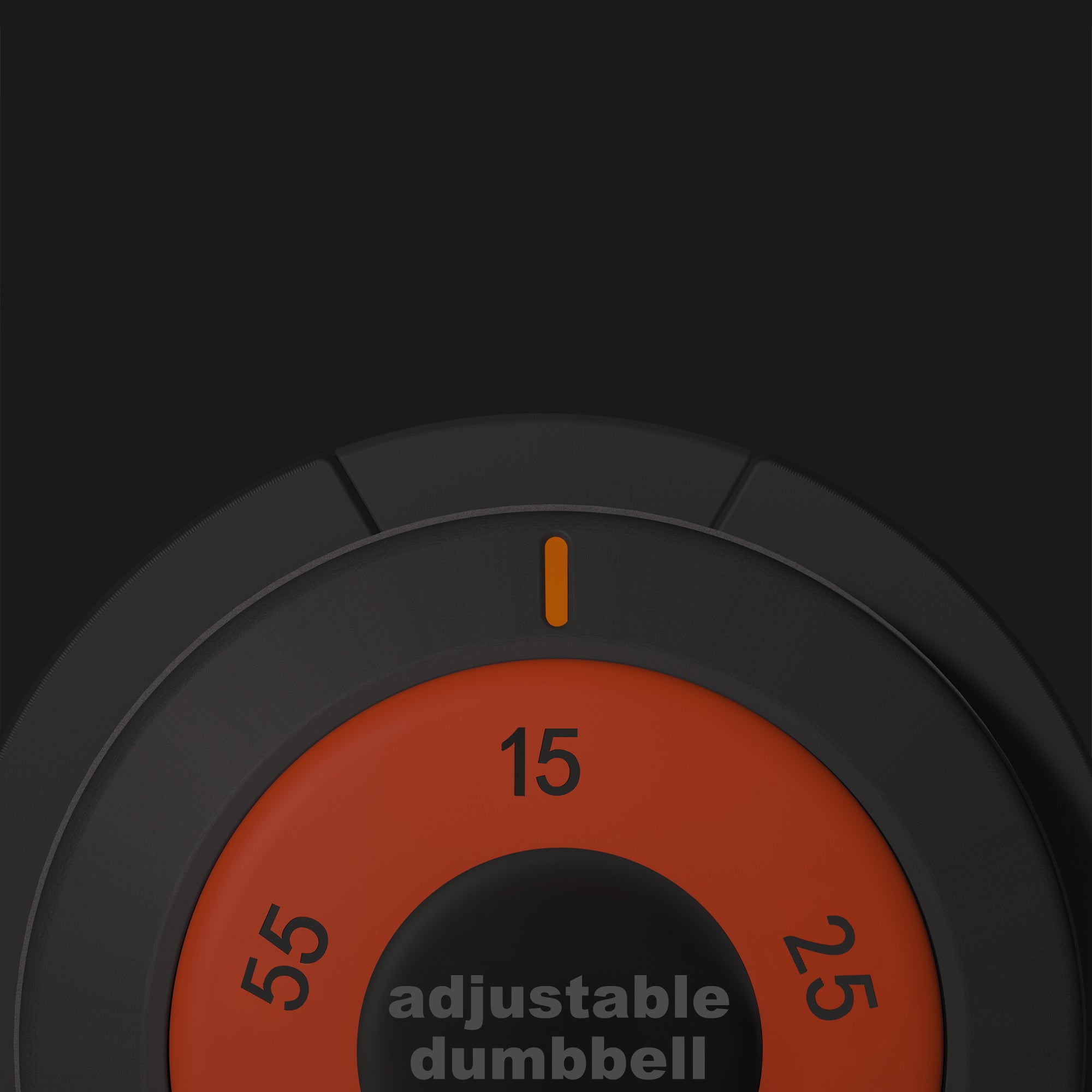 Tousains Adjustable Dumbbell MX55 with an adjustment of 10 lb every time