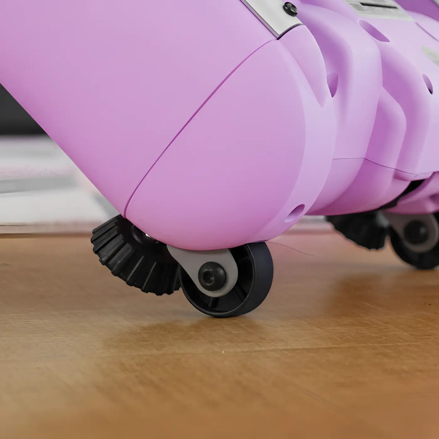 Tousains rowing machine for beginners with built-in wheels at the bottom for convenient transportation