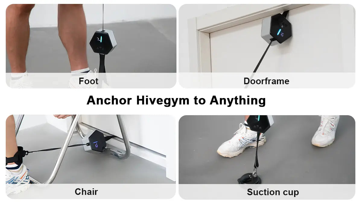 Tousains portable fitness equipment Hivegym offers a convenient workout anytime anywhere.