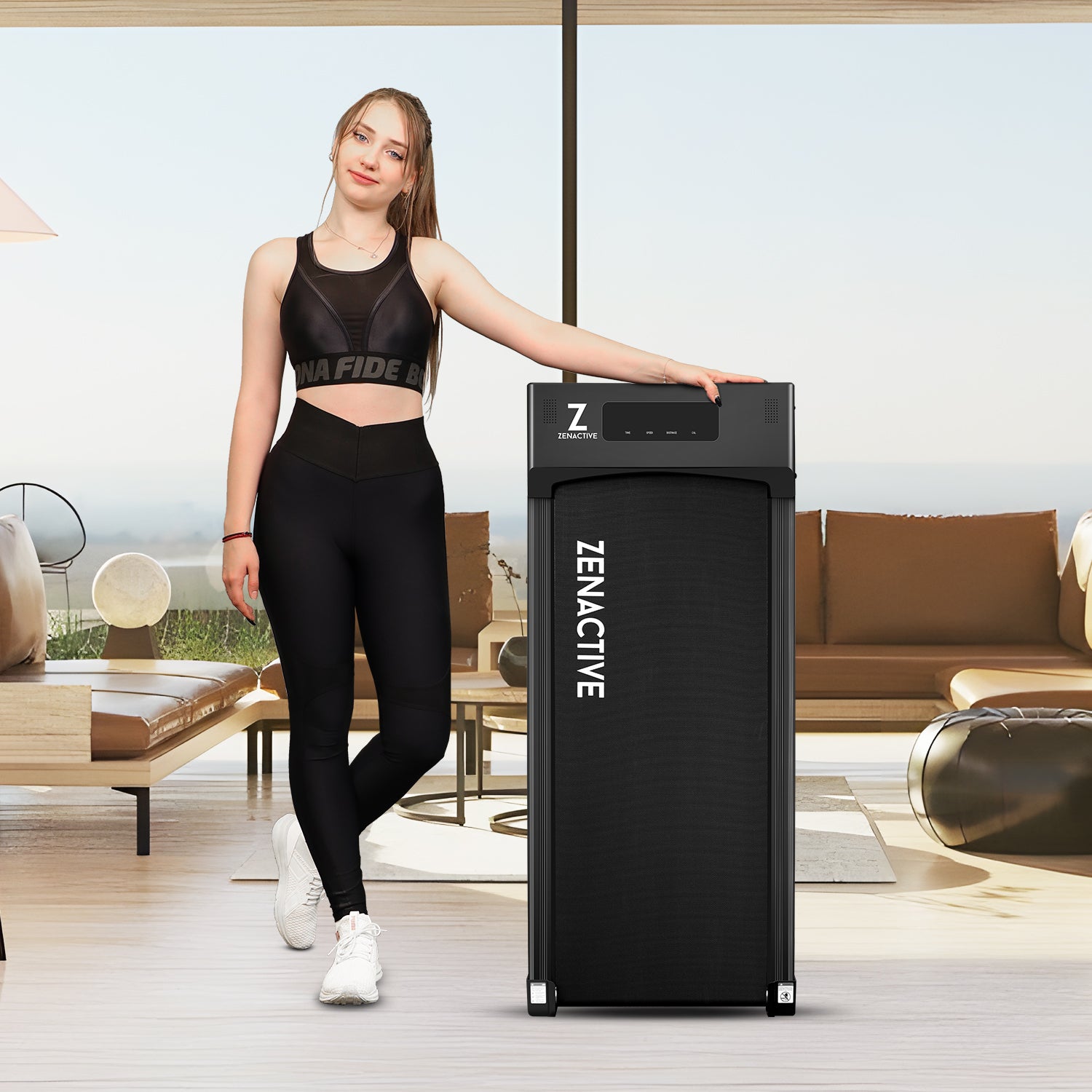 2-in-1 Foldable Treadmill| ENT-T250