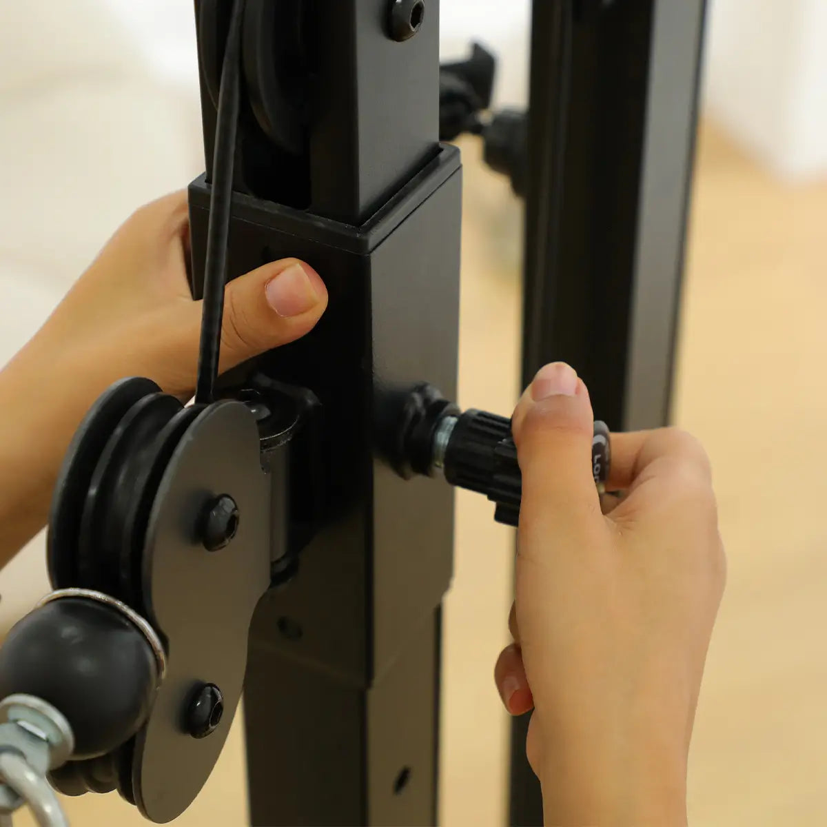 Tousains Cable Machine CR63 with adjustable feature. 