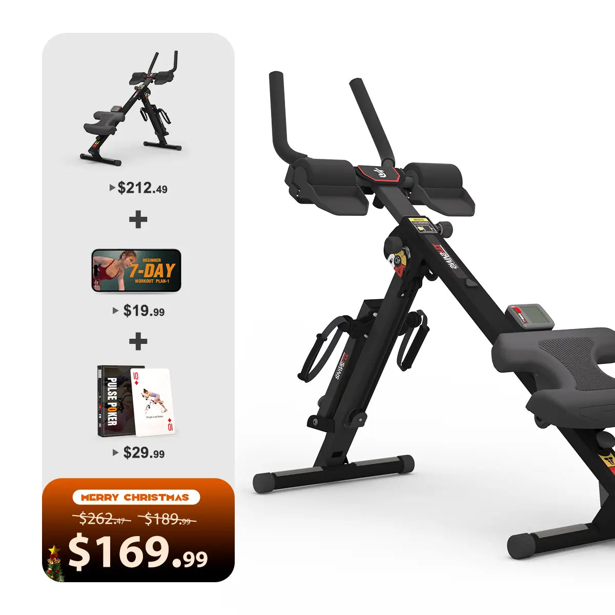 Tousains 3 in 1 Rowing Machine Compact for Home